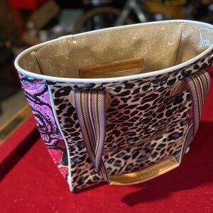 Consuela Leopard Print Tote Bag in Excellent condition
